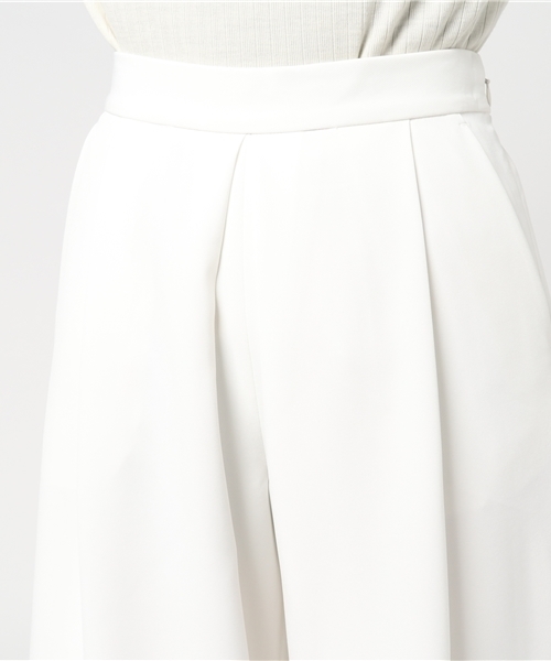 N.（N. Natural Beauty Basic）（エヌエヌナチュラルビューティーベーシック）の「ダブルクロスタックガウチョ（その他パンツ・レディース・ネイビー/ホワイト/ピンク・MEDIUM）」の7枚目の写真