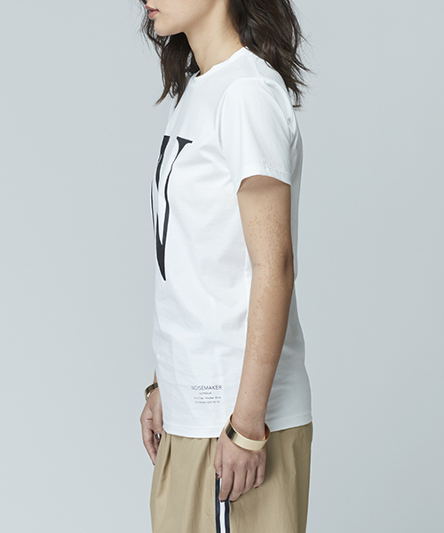 TRUNO by NOISE MAKER(トルノバイノイズメーカー)の「【新色追加】プリントTシャツ/typography(Tシャツ/カットソー・レディース・ホワイト/ブラック/ピンク/ラベンダー/レッド・36/38)」の8枚目の写真