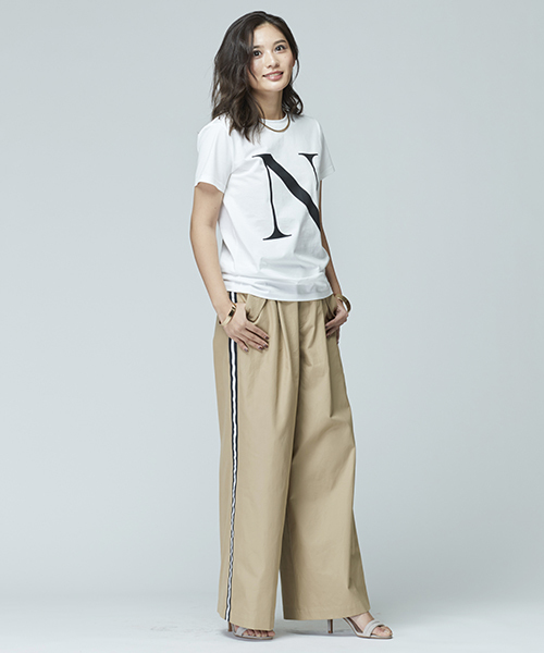 TRUNO by NOISE MAKER(トルノバイノイズメーカー)の「【新色追加】プリントTシャツ/typography(Tシャツ/カットソー・レディース・ホワイト/ブラック/ピンク/ラベンダー/レッド・36/38)」の10枚目の写真