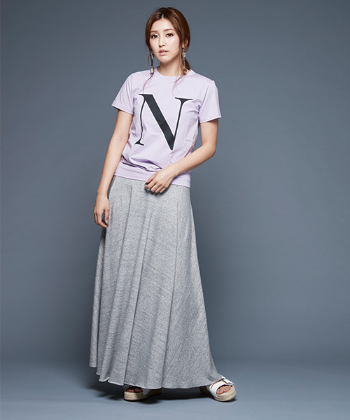 TRUNO by NOISE MAKER(トルノバイノイズメーカー)の「【新色追加】プリントTシャツ/typography(Tシャツ/カットソー・レディース・ホワイト/ブラック/ピンク/ラベンダー/レッド・36/38)」の15枚目の写真