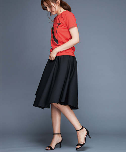 TRUNO by NOISE MAKER(トルノバイノイズメーカー)の「【新色追加】プリントTシャツ/typography(Tシャツ/カットソー・レディース・ホワイト/ブラック/ピンク/ラベンダー/レッド・36/38)」の16枚目の写真