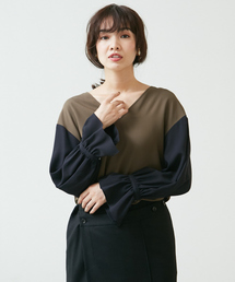 ヴィスコースツイルブラウス【GINGER 2017年11月号 P.29掲載】