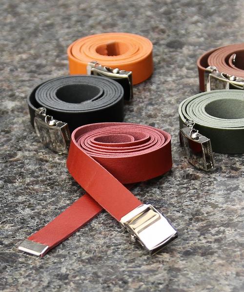 coen（コーエン）の「【WEB限定】ジャパンメイド姫路レザーガチャベルト20mm（ベルト・メンズ・ブラック/ダークブラウン/レッド/オレンジ/ダークグリーン・FREE）」の4枚目の写真