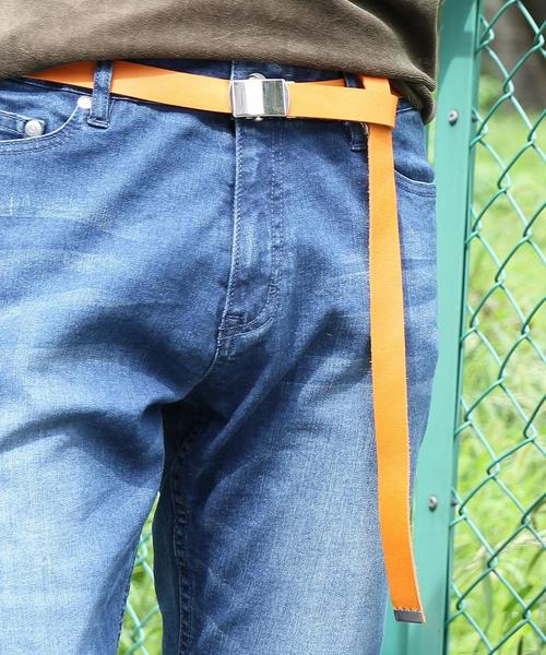 coen（コーエン）の「【WEB限定】ジャパンメイド姫路レザーガチャベルト20mm（ベルト・メンズ・ブラック/ダークブラウン/レッド/オレンジ/ダークグリーン・FREE）」の5枚目の写真