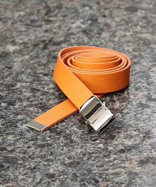 coen（コーエン）の「【WEB限定】ジャパンメイド姫路レザーガチャベルト20mm（ベルト・メンズ・ブラック/ダークブラウン/レッド/オレンジ/ダークグリーン・FREE）」の17枚目の写真