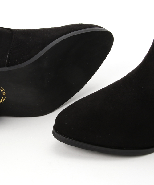 IMAGE COLLECTION（イマージュコレクション）の「サイドバックルショートブーツ（ブーツ・レディース・ブラック/ブラック系その他・LL/M/S/L）」の4枚目の写真