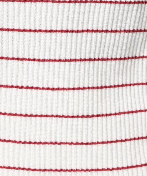 Lugnoncure（ルノンキュール）の「テレコメローインナーＰＯ（Tシャツ/カットソー・レディース・レッド/ブルー/ホワイト/オフホワイト/ブラック/グレー・MEDIUM）」の7枚目の写真