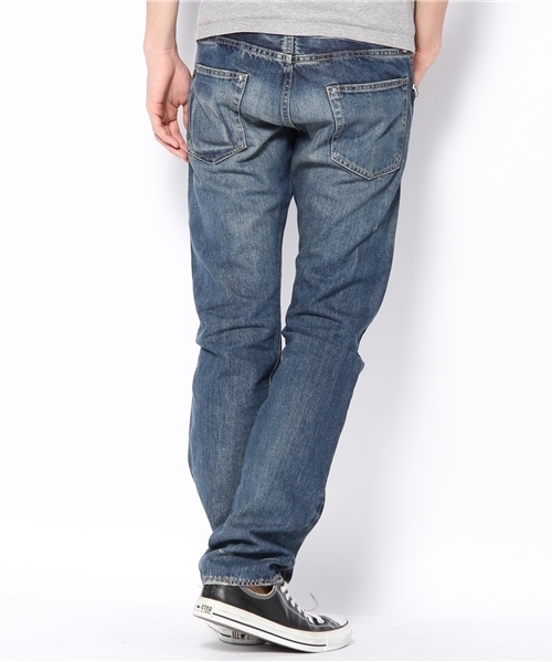 HYSTERIC GLAMOUR（ヒステリックグラマー）の「SP加工デニムストレートPT（デニムパンツ・メンズ・インディゴブルー・28inch/30inch/32inch/34inch）」の3枚目の写真