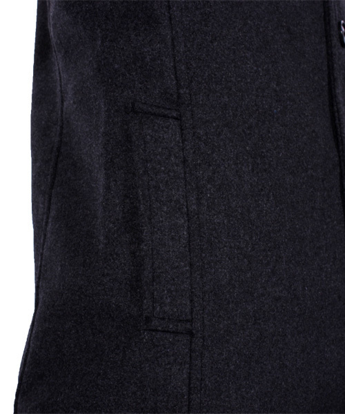 ８(eight)（エイト）の「イタリアンコート チェスター ロング ジャケット（チェスターコート・メンズ・チャコールグレー/ブラック/グレー/キャメル/ネイビー・MEDIUM/LARGE/X-LARGE）」の22枚目の写真