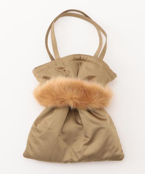 BEAUTY&YOUTH UNITED ARROWS(ビューティーアンドユースユナイテッドアローズ)の「BY∴ 2パーツ付きナイロントートバッグ -3WAY- ◆(トートバッグ・レディース・ブラック/ベージュ・FREE)」の9枚目の写真