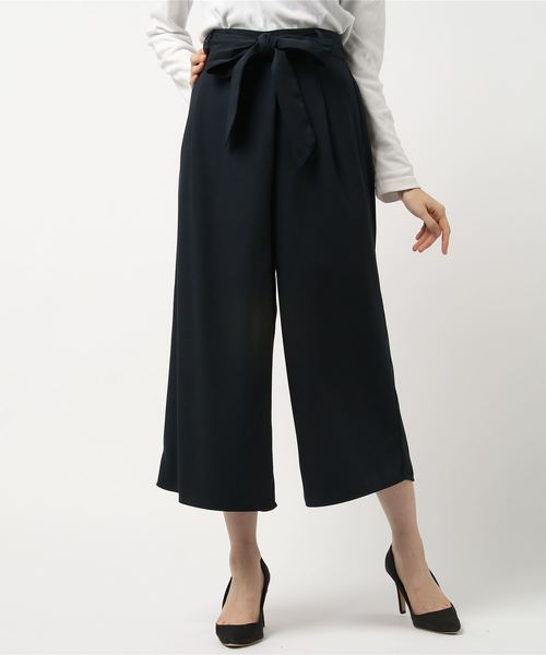 INTERPLANET（インタープラネット）の「Ｔツイルワイドパンツ（その他パンツ・レディース・ネイビー/カーキ/ピンク・FREE）」の2枚目の写真