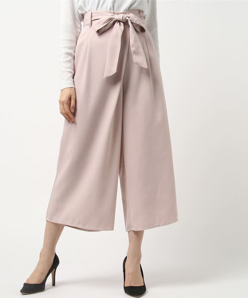 INTERPLANET（インタープラネット）の「Ｔツイルワイドパンツ（その他パンツ・レディース・ネイビー/カーキ/ピンク・FREE）」の3枚目の写真