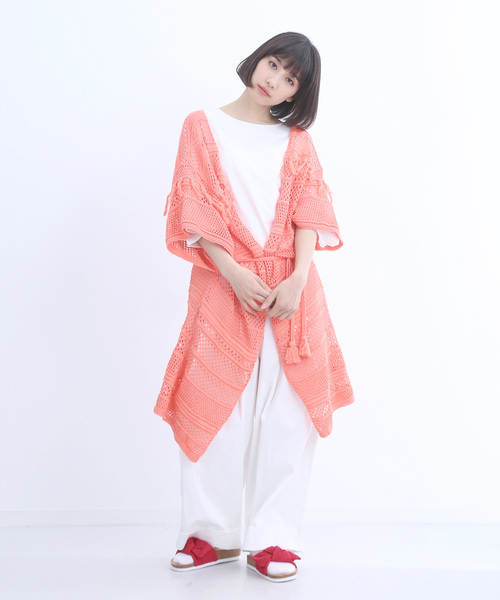 MERLOT（メルロー）の「裾ダブルタックワイドパンツ2675（チノパンツ・レディース・ベージュ/ネイビー/ブラック/オフホワイト/カーキ・FREE）」の21枚目の写真