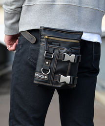 DEVICE メタル ダブル バックル 2WAY シザーケース ショルダーバッグ