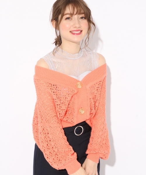 Heather（ヘザー）の「レース＊ハイネックタンクトップ  786873（タンクトップ・レディース・ホワイト/ブラック/ライトブルーグレー・FREE）」の20枚目の写真