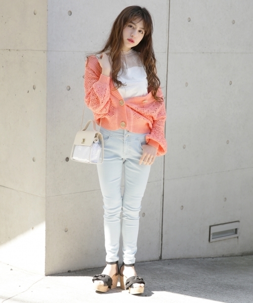 Heather（ヘザー）の「レース＊ハイネックタンクトップ  786873（タンクトップ・レディース・ホワイト/ブラック/ライトブルーグレー・FREE）」の18枚目の写真