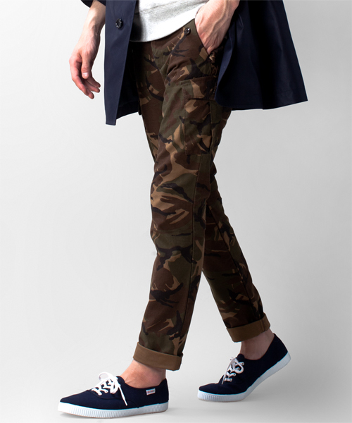 NANO universe（ナノユニバース）の「カモ柄9分丈ストレッチスキニー カーゴ（その他パンツ・メンズ・その他2/その他3/その他4/その他5/その他6/その他1・28/30/32）」の4枚目の写真