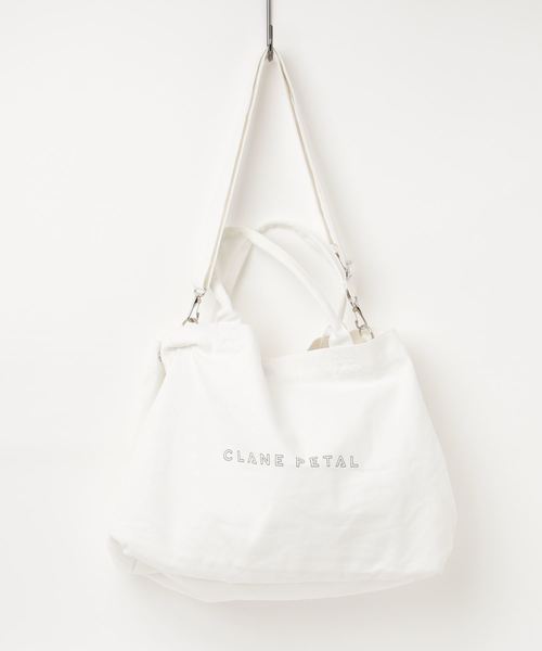 CLANE（クラネ）の「クラネペタルマルチトートバッグ（トートバッグ・レディース・ブラック/ホワイト・FREE）」の6枚目の写真