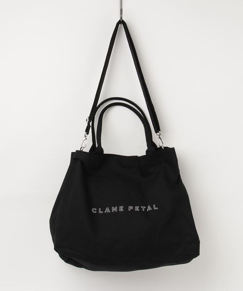 CLANE（クラネ）の「クラネペタルマルチトートバッグ（トートバッグ・レディース・ブラック/ホワイト・FREE）」の7枚目の写真