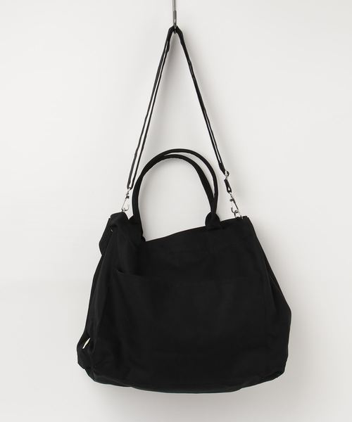 CLANE（クラネ）の「クラネペタルマルチトートバッグ（トートバッグ・レディース・ブラック/ホワイト・FREE）」の3枚目の写真