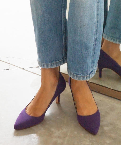 ODETTE E ODILE（オデットエオディール）の「【WEB限定】O ポインテッドトゥ パンプス70●↑（パンプス・レディース・ブラック/グレー/ベージュ/ブラウン/オリーブ/ネイビー/パープル/ゴールド・22cm/22.5cm/23cm/23.5cm/24cm/24.5cm/25cm）」の7枚目の写真