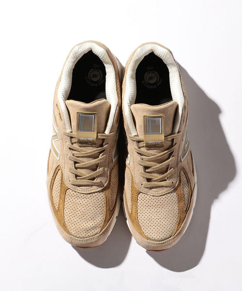 NEW BALANCE(ニューバランス)の「<New Balance (ニューバランス)> M990v4/スニーカー ◆(スニーカー・メンズ・ベージュ/パープル・8/10/9/7/7h/8h/9h/11)」の7枚目の写真