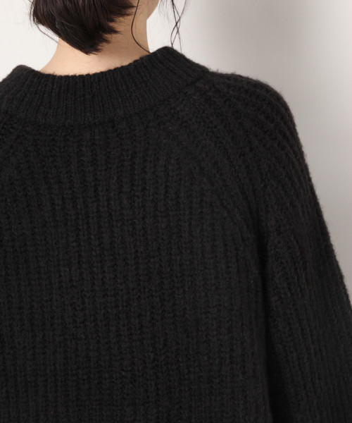 LOWRYS FARM（ローリーズファーム）の「フワカルアゼクループルオーバー　819690（ニット/セーター・レディース・オフホワイト/ブラック/グレー/ブラウン/ベージュ/ピンク・FREE）」の11枚目の写真