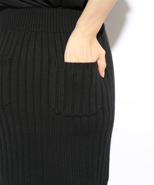i(アイ)の「RIBニットタイトスカート(スカート・レディース・ホワイト/ブラック/グレー・フリ-)」の10枚目の写真