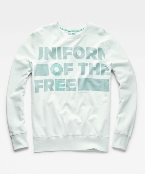 G-STAR（ジースター）の「Graphic Core 3 Sweat（スウェット・メンズ・ブルー系その他・SMALL/MEDIUM/LARGE/X-LARGE/X-SMALL）」の4枚目の写真