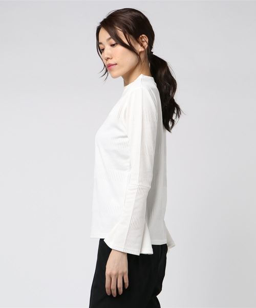 チャイハネ(チャイハネ)の「【チャイハネ】yul 無地ベルスリーブトップス(Tシャツ/カットソー・レディース・ホワイト/グレー/カーキ/オレンジ・FREE)」の18枚目の写真