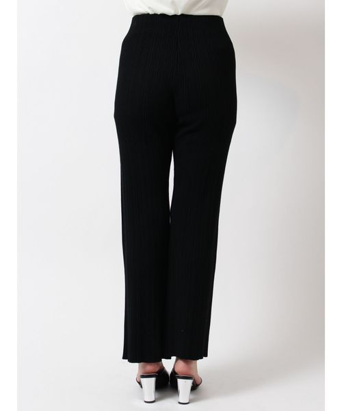 MURUA（ムルーア）の「ランダムリブニットパンツ（その他パンツ・レディース・アイボリー/ブラック/グリーン・FREE）」の22枚目の写真