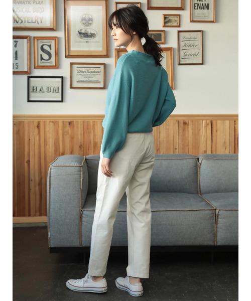 AMERICAN HOLIC（アメリカンホリック）の「テーパードチノパンツ（その他パンツ・レディース・アイボリー/ブルー/ベージュ/カーキ/ネイビー・S/M/L/XS）」の17枚目の写真