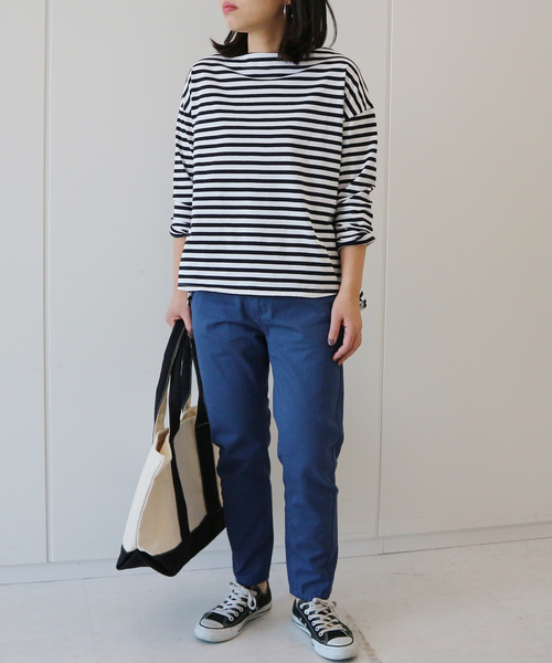 AMERICAN HOLIC（アメリカンホリック）の「テーパードチノパンツ（その他パンツ・レディース・アイボリー/ブルー/ベージュ/カーキ/ネイビー・S/M/L/XS）」の8枚目の写真