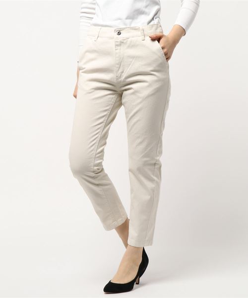 AMERICAN HOLIC（アメリカンホリック）の「テーパードチノパンツ（その他パンツ・レディース・アイボリー/ブルー/ベージュ/カーキ/ネイビー・S/M/L/XS）」の21枚目の写真