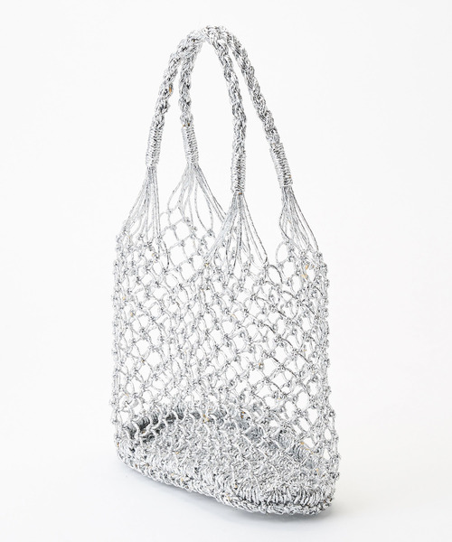 DISCOAT（ディスコート）の「ラメポーチ付きトート（トートバッグ・レディース・シルバー/ゴールド・FREE）」の19枚目の写真