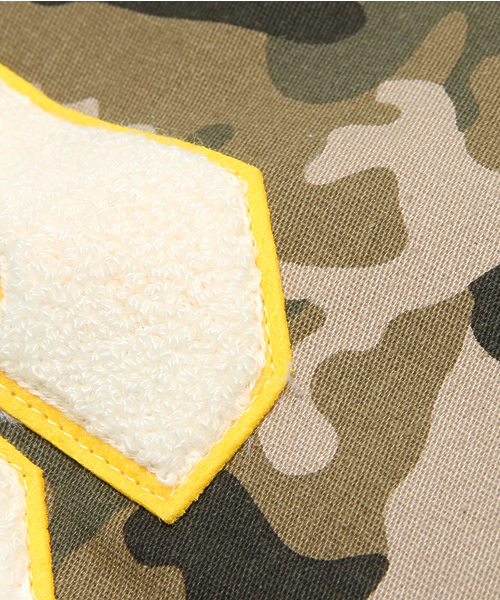 B:MING by BEAMS(ビーミングバイビームス)の「○ビーミング by ビームス / さがら刺繍クラッチバッグ(クラッチバッグ・レディース・グレー/ネイビー/グリーン系カモフラージュ・ONE SIZE)」の14枚目の写真