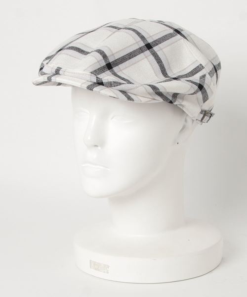 CA4LA(カシラ)の「DBCハンチ(ハンチング/ベレー帽・メンズ・ホワイト/ネイビー/ブラック・S/M/L)」の2枚目の写真