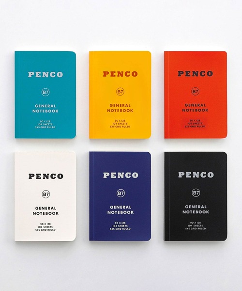 penco ペンコ ソフトPPノート B7 （方眼）（手帳/メモ帳