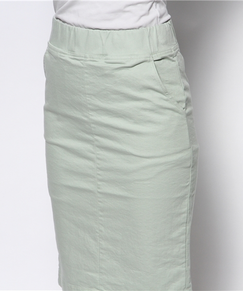 WHO'S WHO gallery（フーズフーギャラリー）の「ヒザ丈タイトスカート（スカート・レディース・ホワイト/ベージュ/ミント・FREE）」の6枚目の写真
