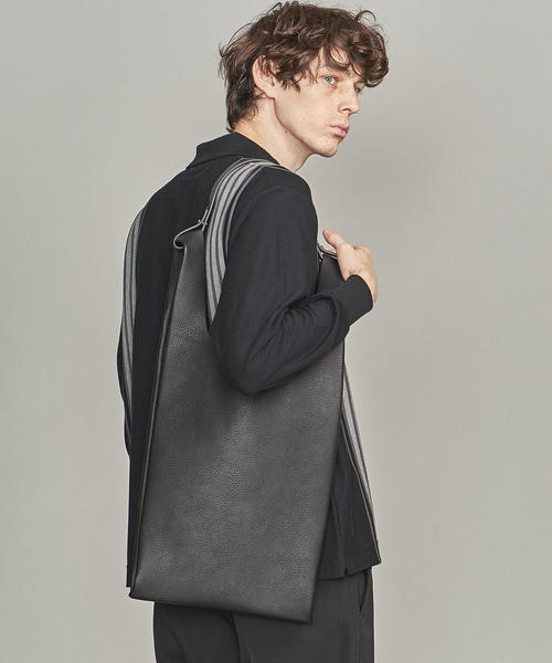 BEAUTY&YOUTH UNITED ARROWS(ビューティーアンドユースユナイテッドアローズ)の「BY エンボス マルシェ バッグ(トートバッグ・メンズ・ブラック・FREE)」の17枚目の写真