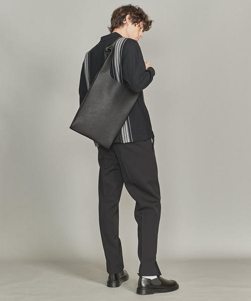 BEAUTY&YOUTH UNITED ARROWS(ビューティーアンドユースユナイテッドアローズ)の「BY エンボス マルシェ バッグ(トートバッグ・メンズ・ブラック・FREE)」の19枚目の写真