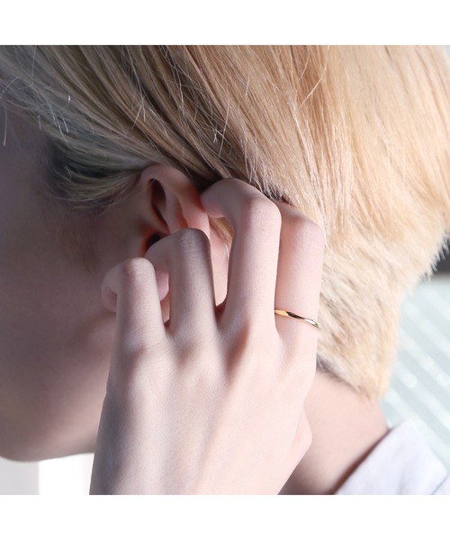 YArKA（ヤーカ）の「【YArKA/ヤーカ】silver925 twist ring[llk]/ひねりリング シルバー925（リング・レディース・ゴールド/シルバー・#9/#11/#13/#15/#17/#19/#21/#4/#18/#2/#20/#22/#23/#3/#8/#1/#10/#12/#14/#16/#5/#6/#7）」の8枚目の写真