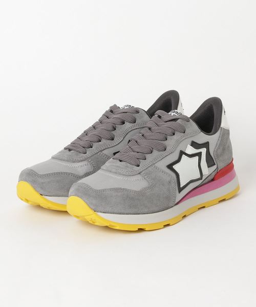 Atlantic STARS（アトランティックスターズ）の「Atlantic STARS VEGA（スニーカー・レディース・ブラック/パープル/グレー×ピンク/レッド・25.0cm/24.5cm/25.5cm/22.5cm/23.5cm/23.0cm/38）」の3枚目の写真