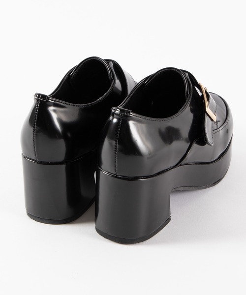 WEGO（ウィゴー）の「WEGO/ベルト付きヒールシューズ（その他シューズ・レディース・ブラック・MEDIUM/LARGE）」の5枚目の写真