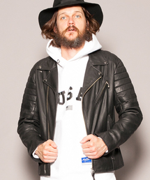 MONKEY TIME | MT ∴ シープ パテッド ダブル ライダース(ライダースジャケット)