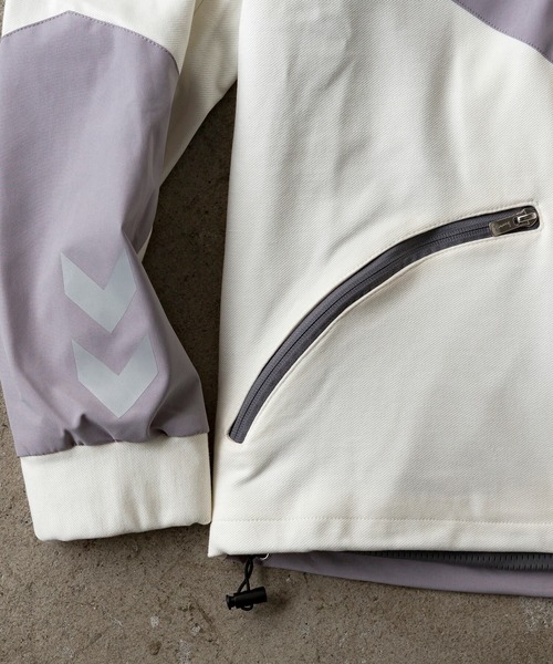 hummel(ヒュンメル)の「直営店・WEB限定 hummel(ヒュンメル)ストレッチカルゼコンビパーカー(パーカー・メンズ・ホワイト/ブラック/ベージュ・S/M/L/XL)」の14枚目の写真