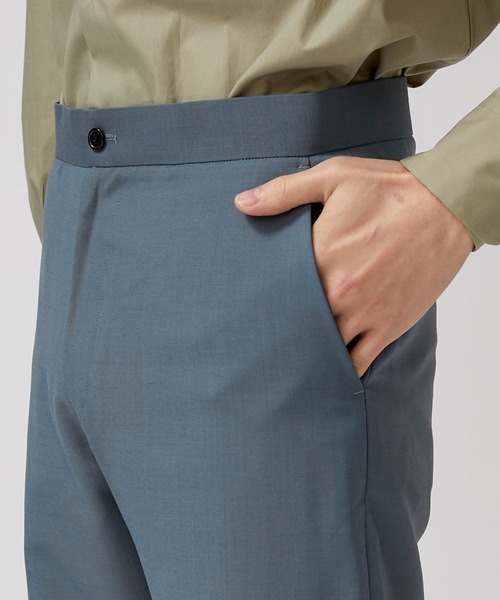 markaware（マーカウェア）の「【markaware/marka】ストレートフィットトラウザー （セットアップ）対応/ M20A-05PT01C（スラックス・メンズ・ベージュ/サックスブルー・1/2）」の6枚目の写真