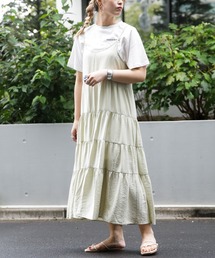 As Know As Pinky アズノゥアズピンキー ワンピース グリーン系 一覧 Wear