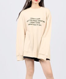 DING | DING/スリットロゴプルオーバー(スウェット)