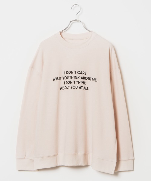 DING（ディング）の「DING/スリットロゴプルオーバー（スウェット・レディース・ブラック/イエロー/ライトベージュ・FREE）」の10枚目の写真